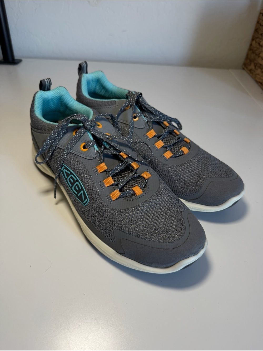 Keen Terradora Speed Womens Hiking Shoe Sz 9 Steel Gray Ipanema Lace-Up Low Top